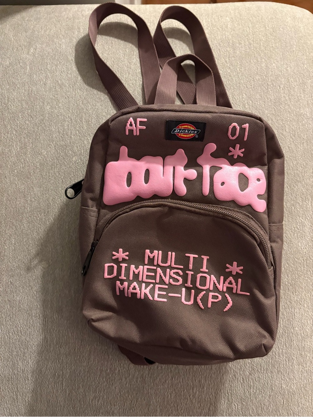 Dickies x about-face (Halsey Collab)Mini Backpack Pink/ Brown Limited Edition